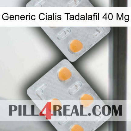 Generic Cialis Tadalafil 40 Mg 25